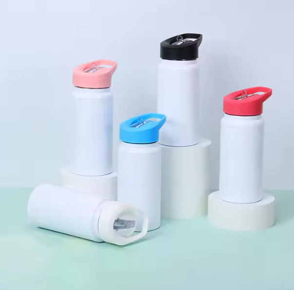 12oz Sublimation Sports Bottle with flip lid Water Bottles