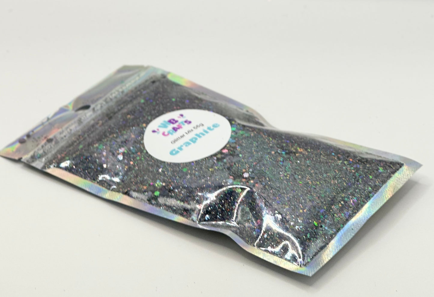Graphite - Dark Grey Chunky Glitter Mix