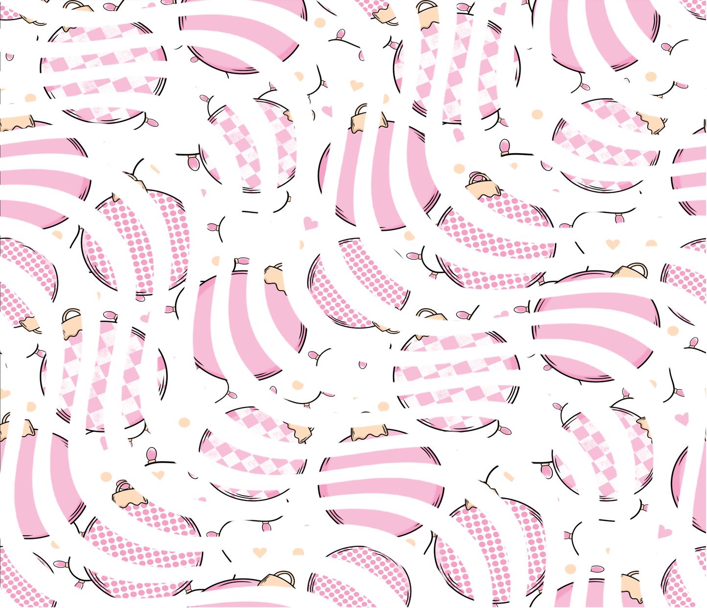 20oz UV DTF Tumbler Template - Dizzy Spells