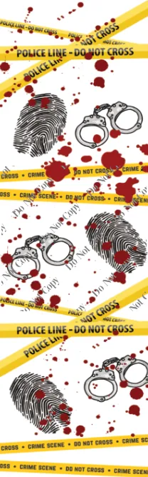 Fingerprints & Handcuffs Pen Wrap