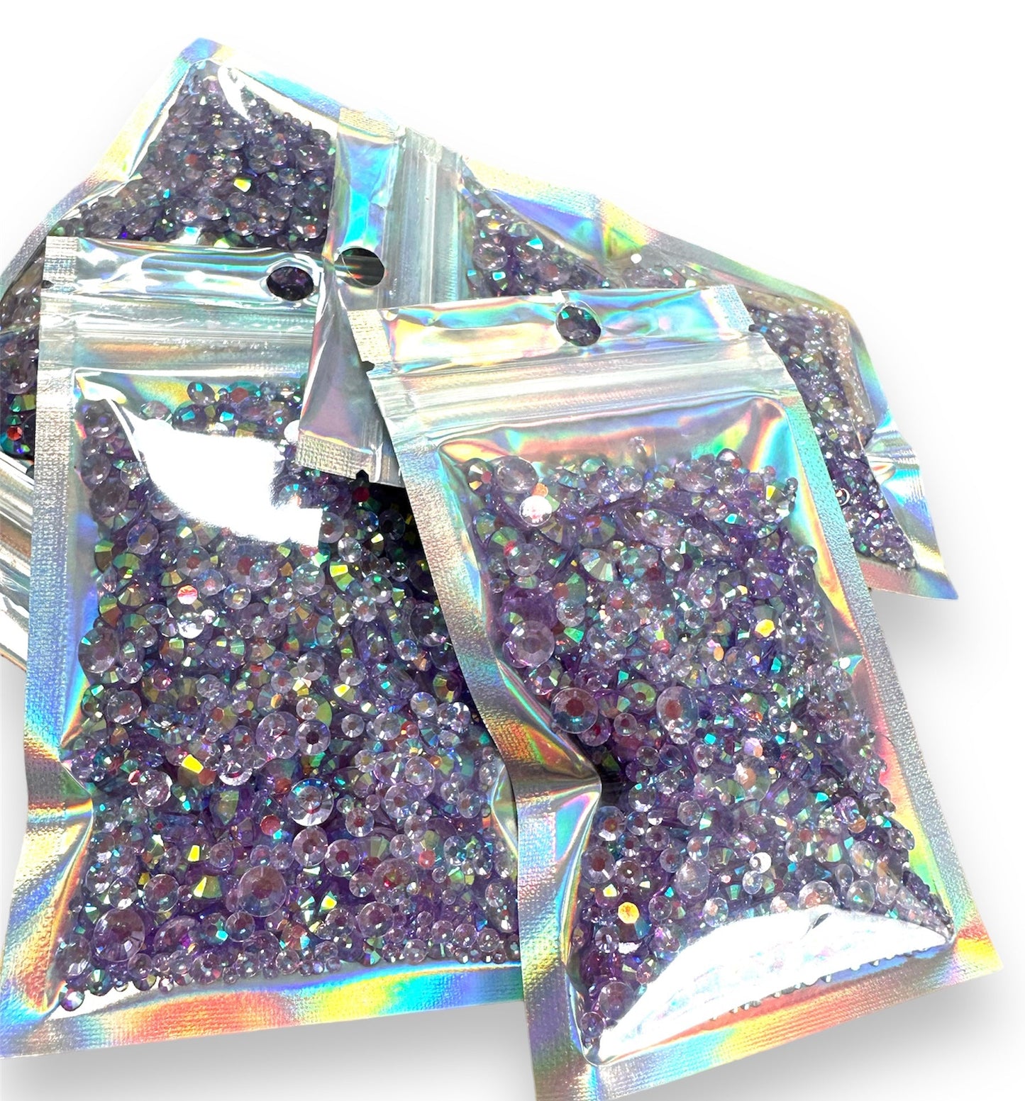AB Rhinestones Lilac - Mixed bag Size