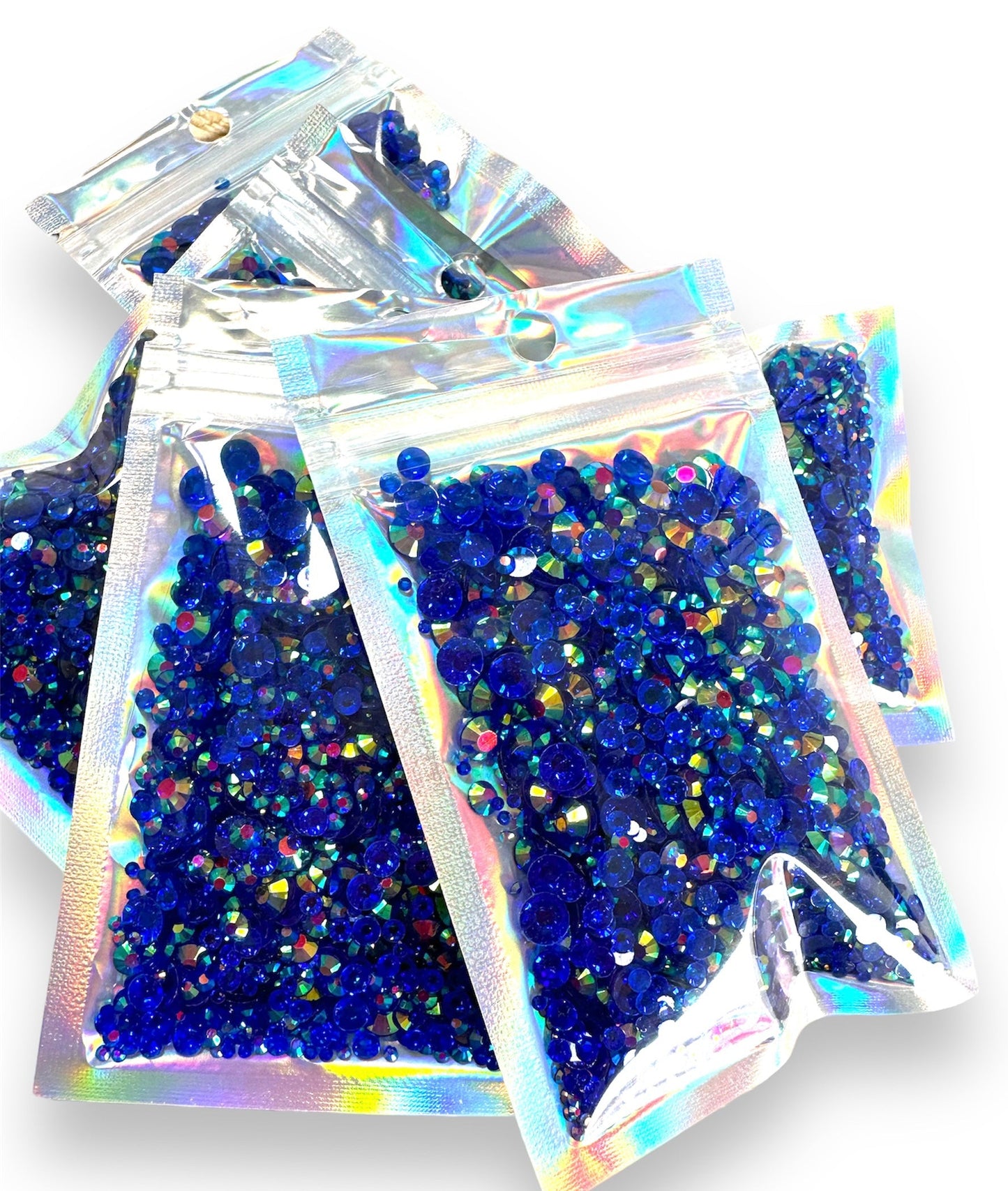 AB Rhinestones Royal Blue- Mixed bag Size
