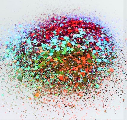 Red Lemonade - Colour Shift Chunky Glitter Mix