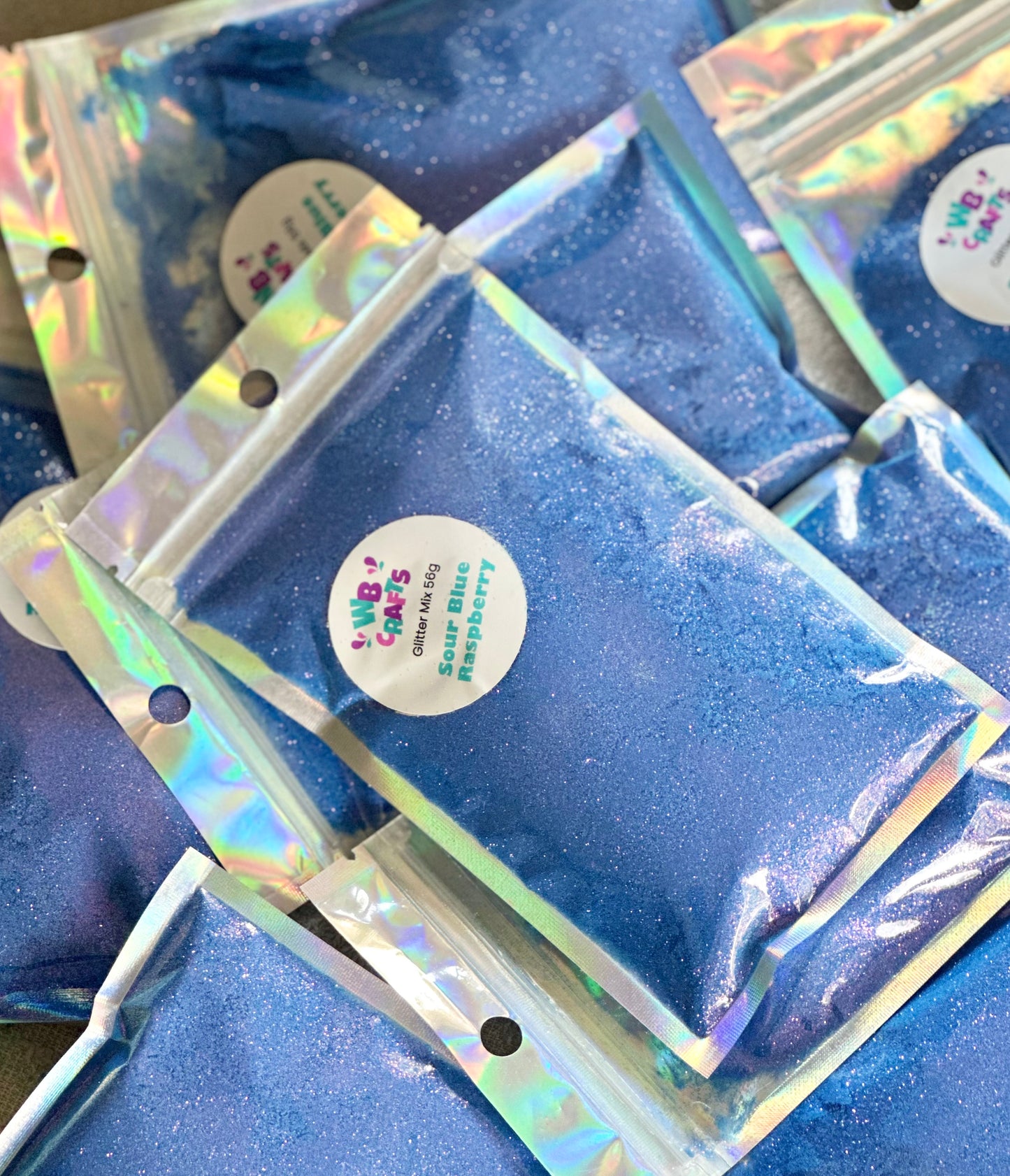 Sour Blue Raspberry - Candy Series - Extra Fine Glitter