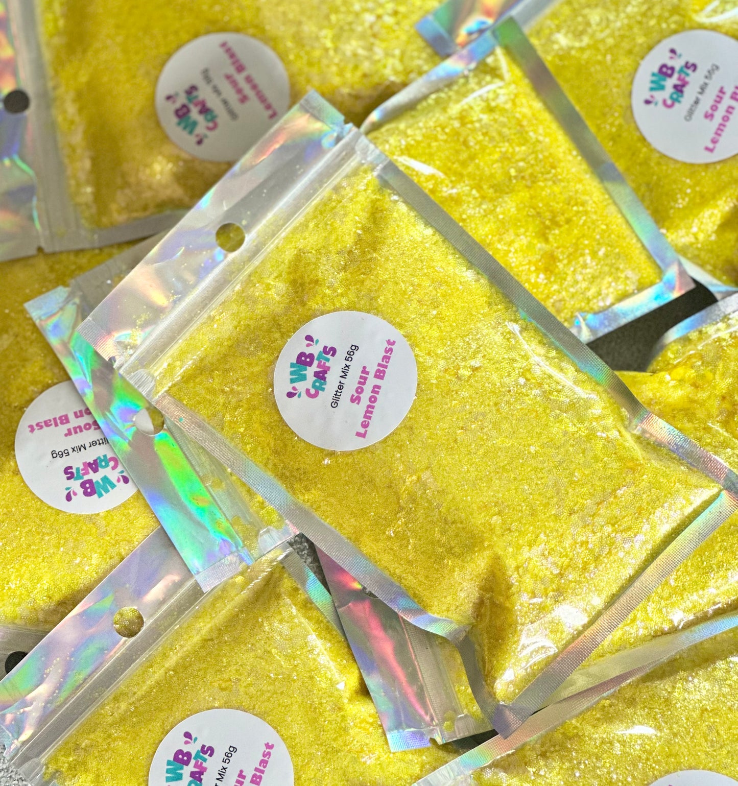 Sour Lemon Blast - Candy Series - Chunky Mix Glitter