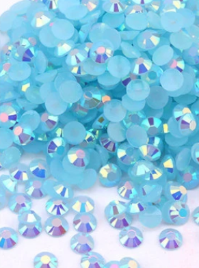 AB Rhinestones Light Blue - Mixed bag Size