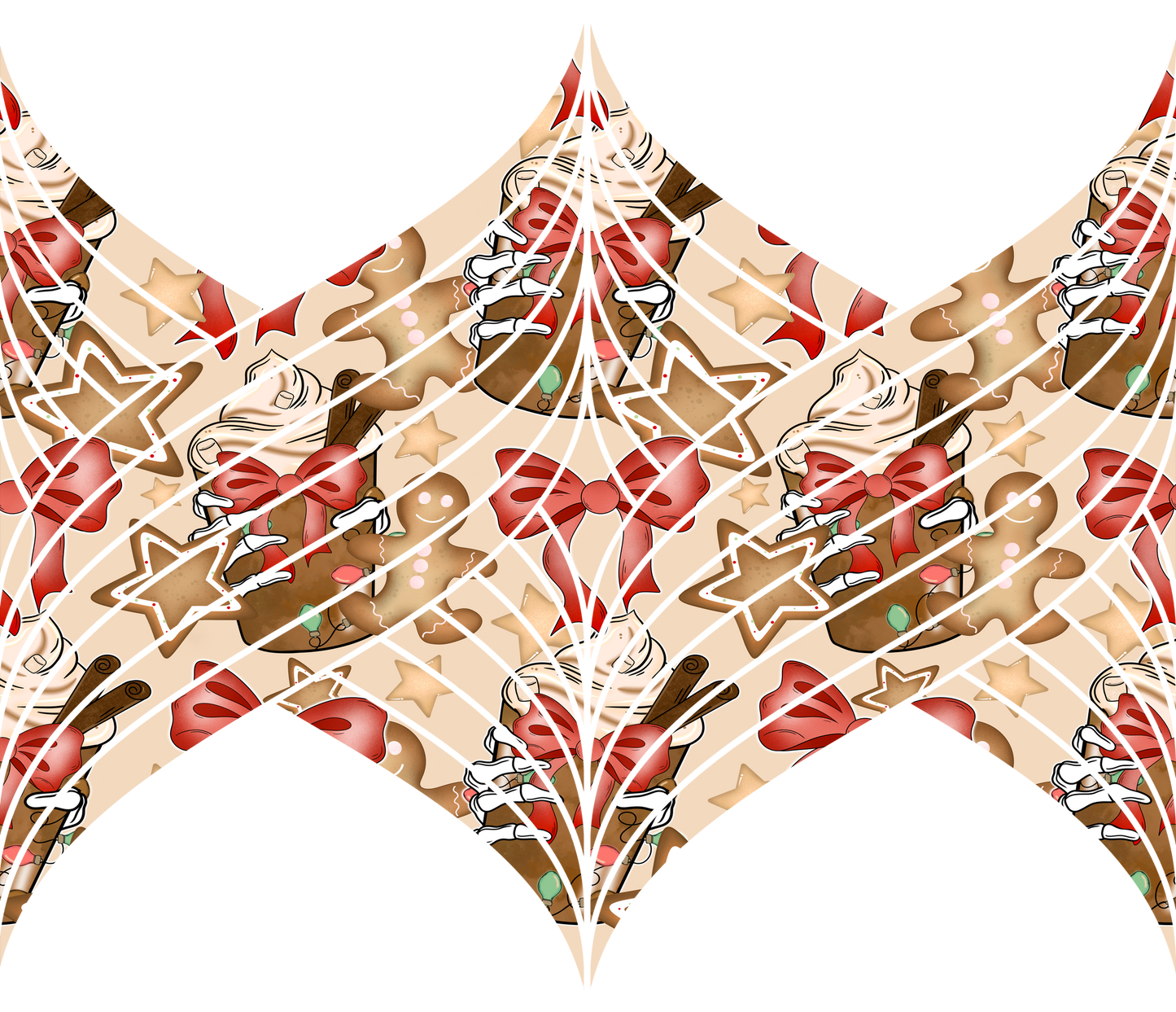 20oz UV DTF Tumbler Template - Mermaids Tail