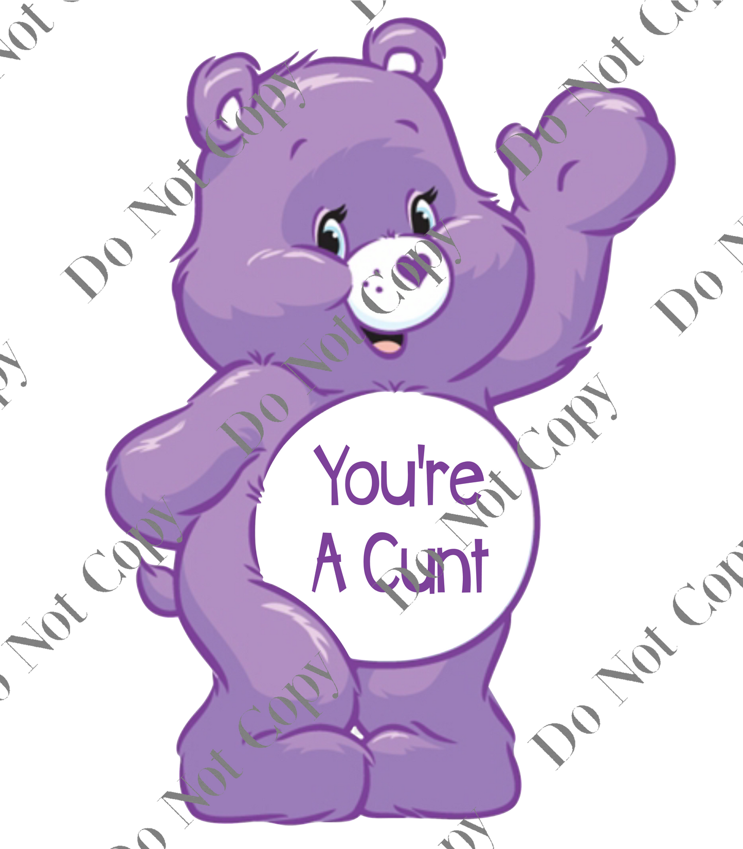 UV DTF - Swear Bears You're a C***