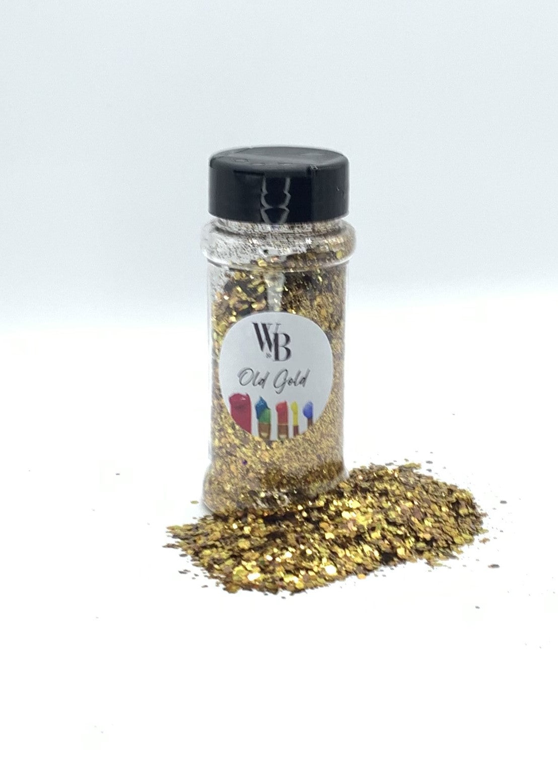 Old Gold Metallic Chunky Glitter