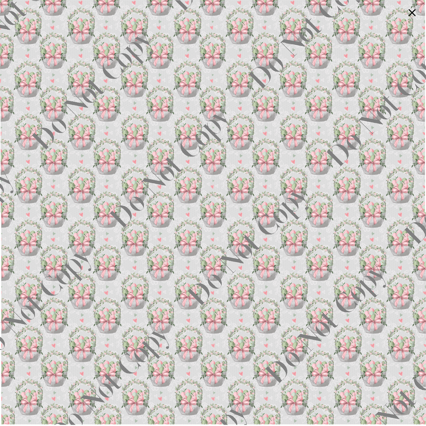 Patterned Vinyl - Easter Basket