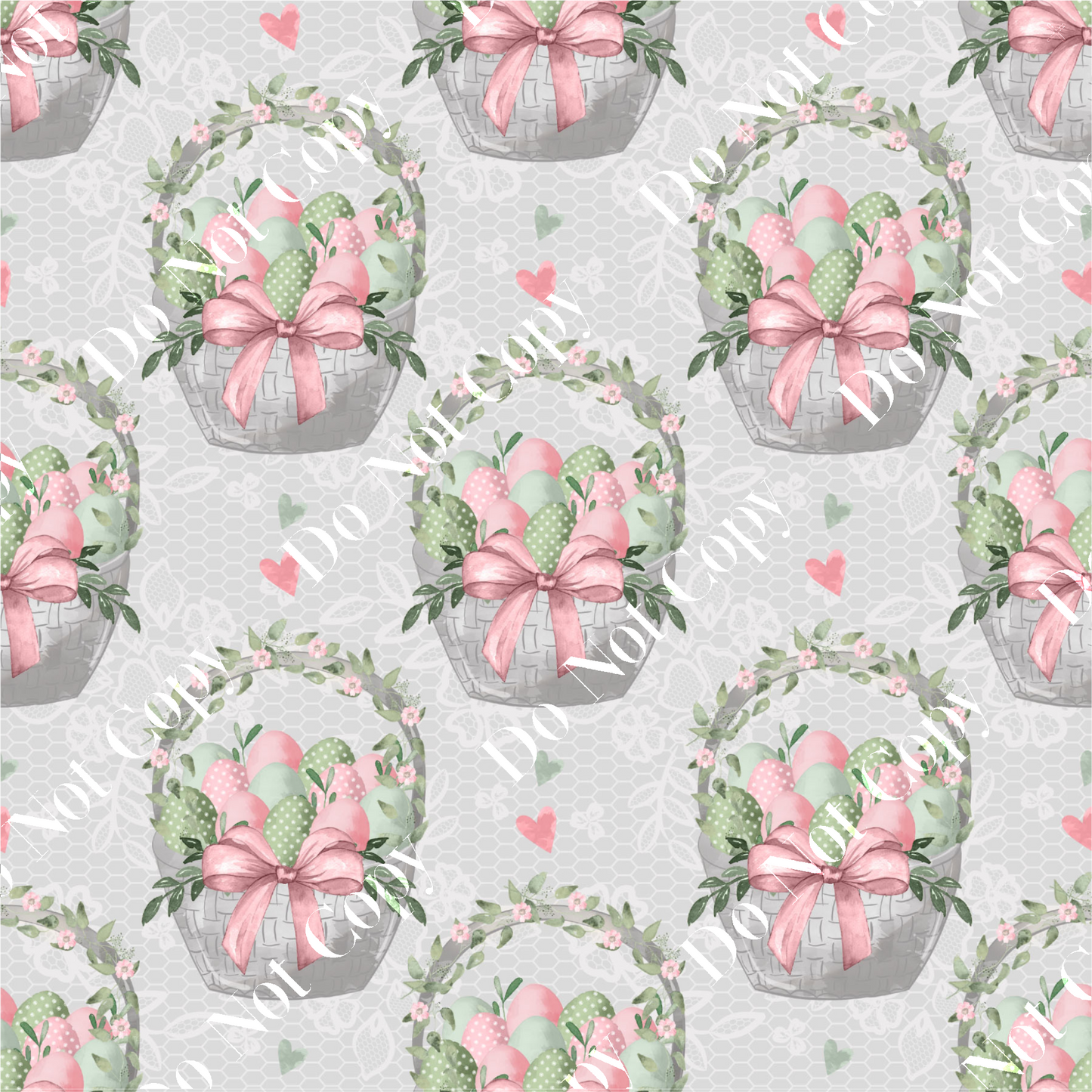 Patterned Vinyl - Easter Basket