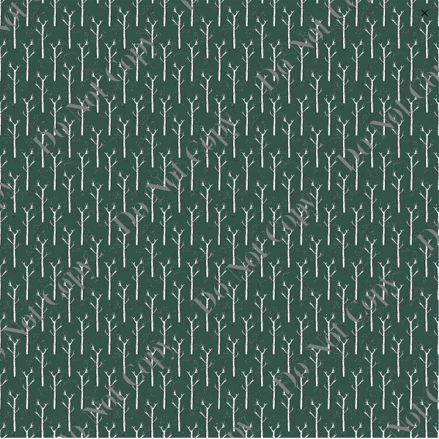 Patterned Vinyl - Trees bare