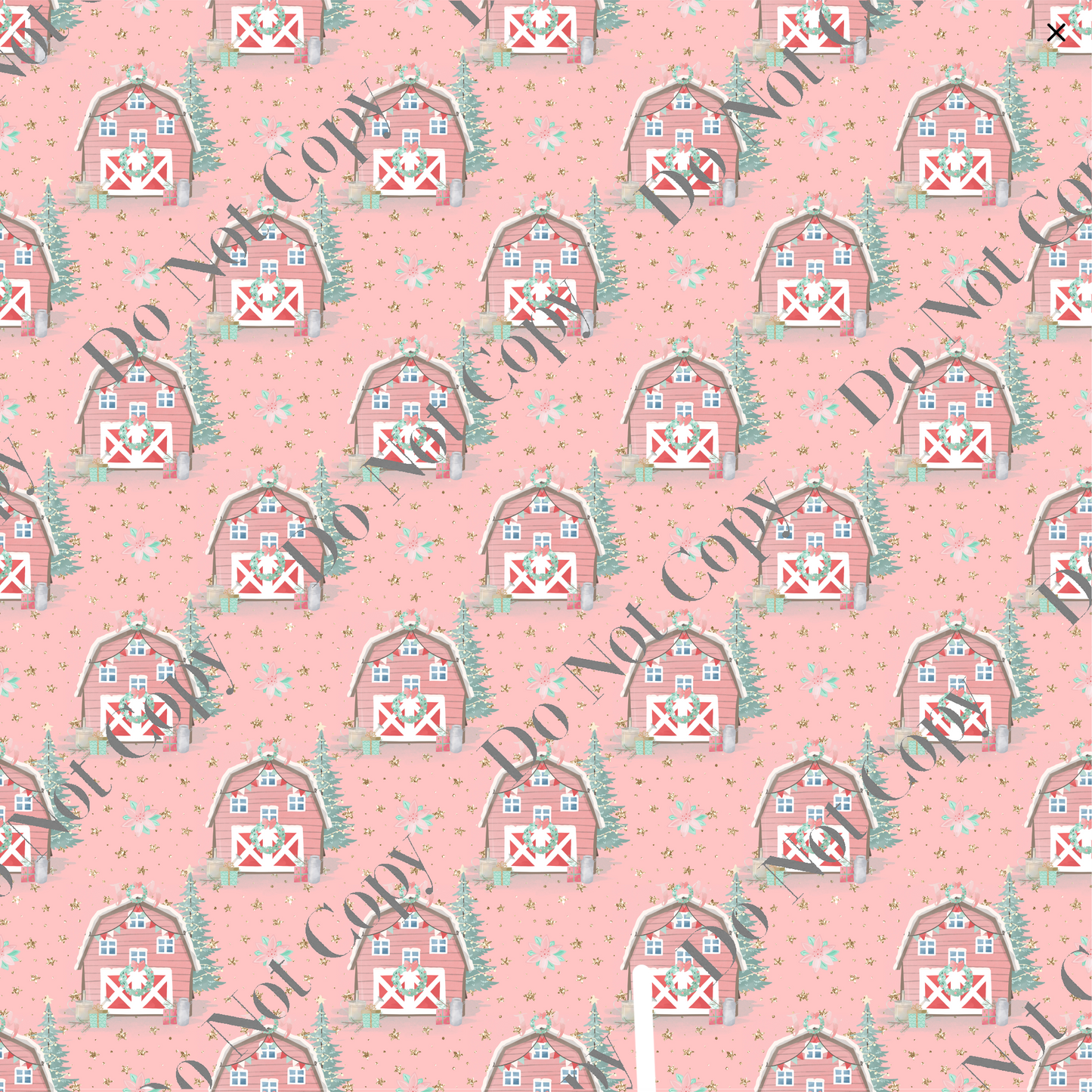 Patterned Vinyl - Little Pink Barn