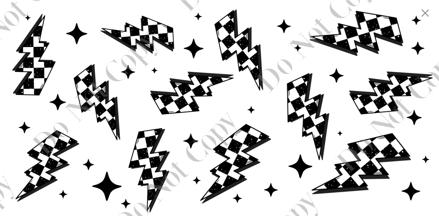 160z Sublimation Wrap - Checker Bolts