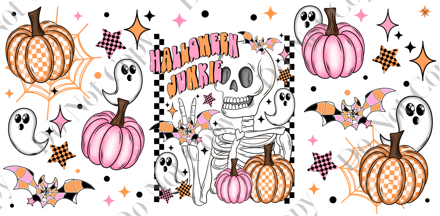 160z Sublimation Wrap - Halloween Junkie