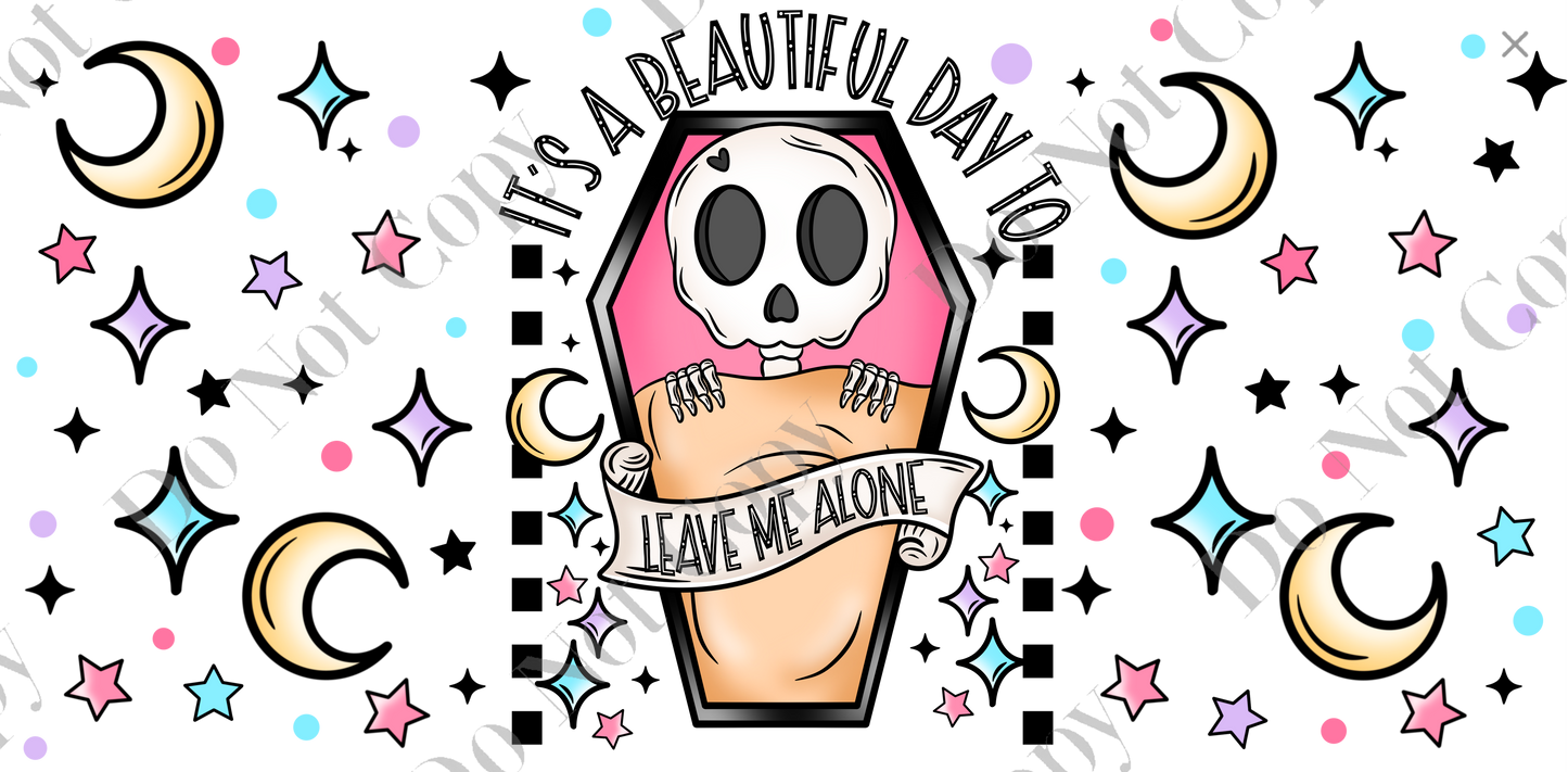 160z Sublimation Wrap - Leave me Alone