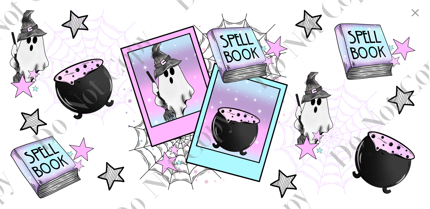 160z Sublimation Wrap - Spell Book