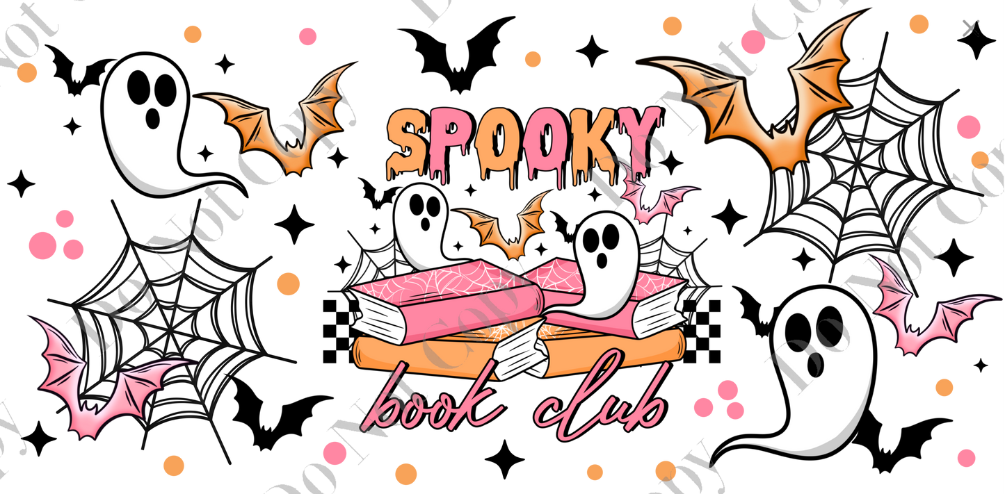 160z Sublimation Wrap - Spooky Book Club