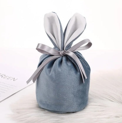 Velvet Easter Rabbit Ears Gift Bag