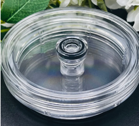 16oz ACRYLIC SNOWGLOBE with DOUBLE WALLED LID - Pre Drilled Hole & Plug
