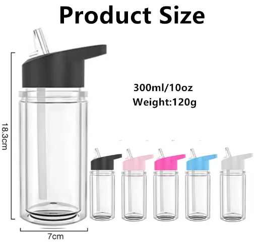 10oz PLASTIC SNOWGLOBE Pre Drilled with plug