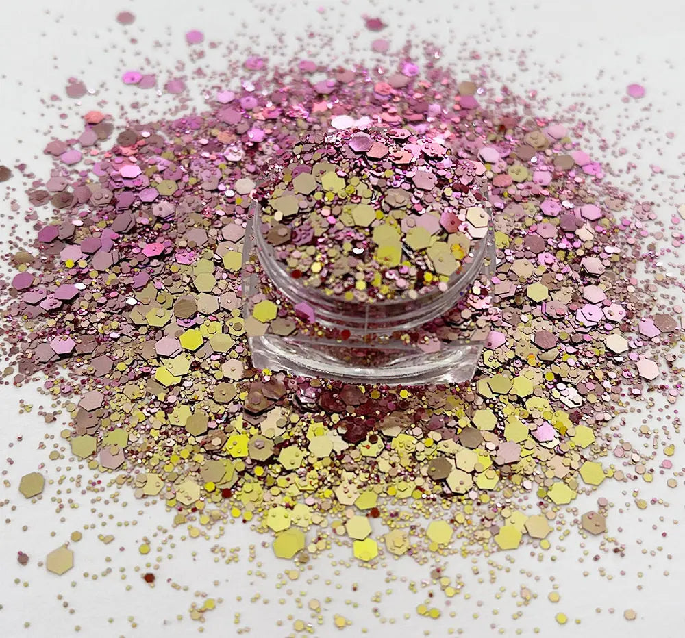 Pink Lemonade - Colour Shift Chunky Glitter Mix