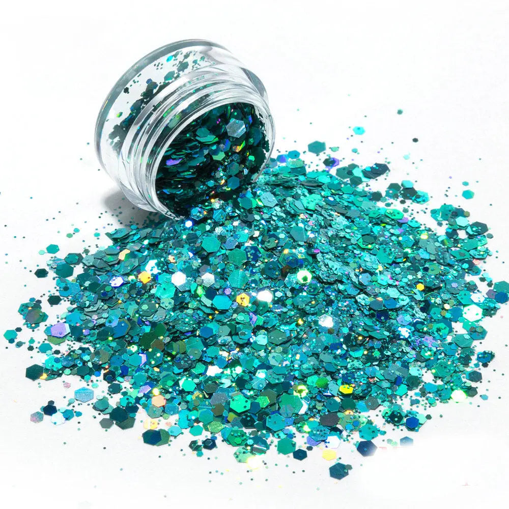 Ocean Paradise - Teal Chunky Glitter Mix