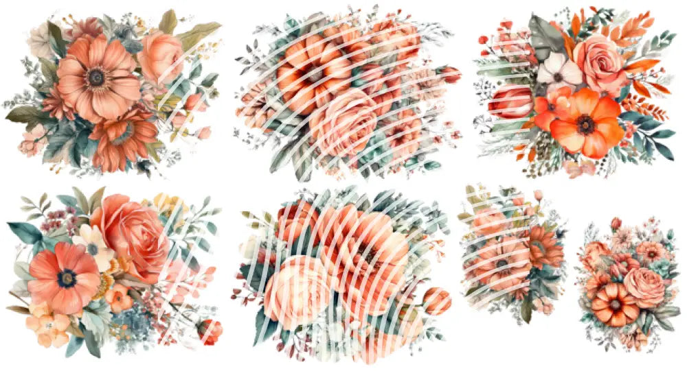 UV DTF Decal Sheets - Tangerine Dreams