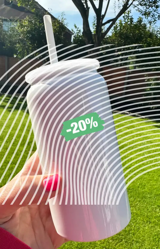 16oz SUBLIMATION Glossy Stainless steel Tumbler - double walled