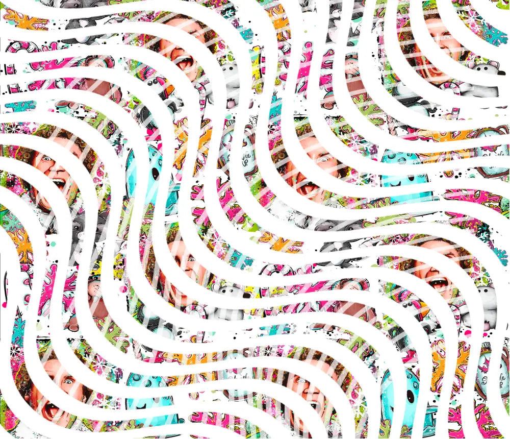 20oz UV DTF Tumbler Template - Dizzy Spells Buddy