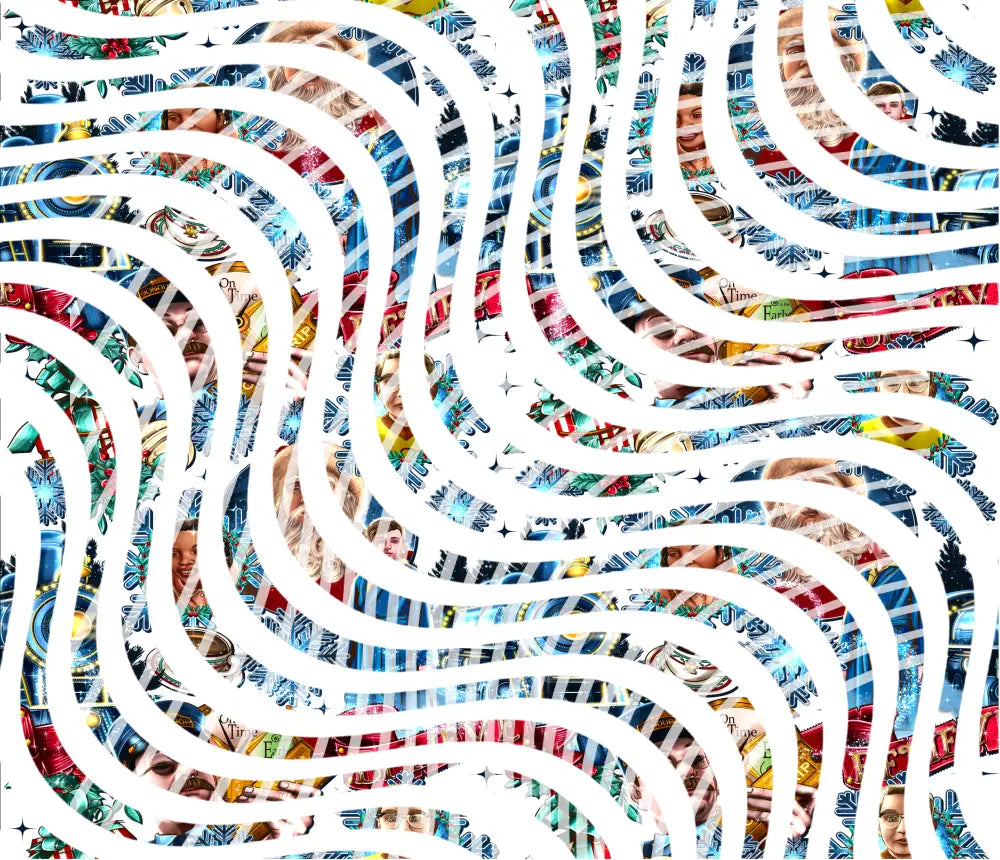 20oz UV DTF Tumbler Template - Dizzy Spells Polar X