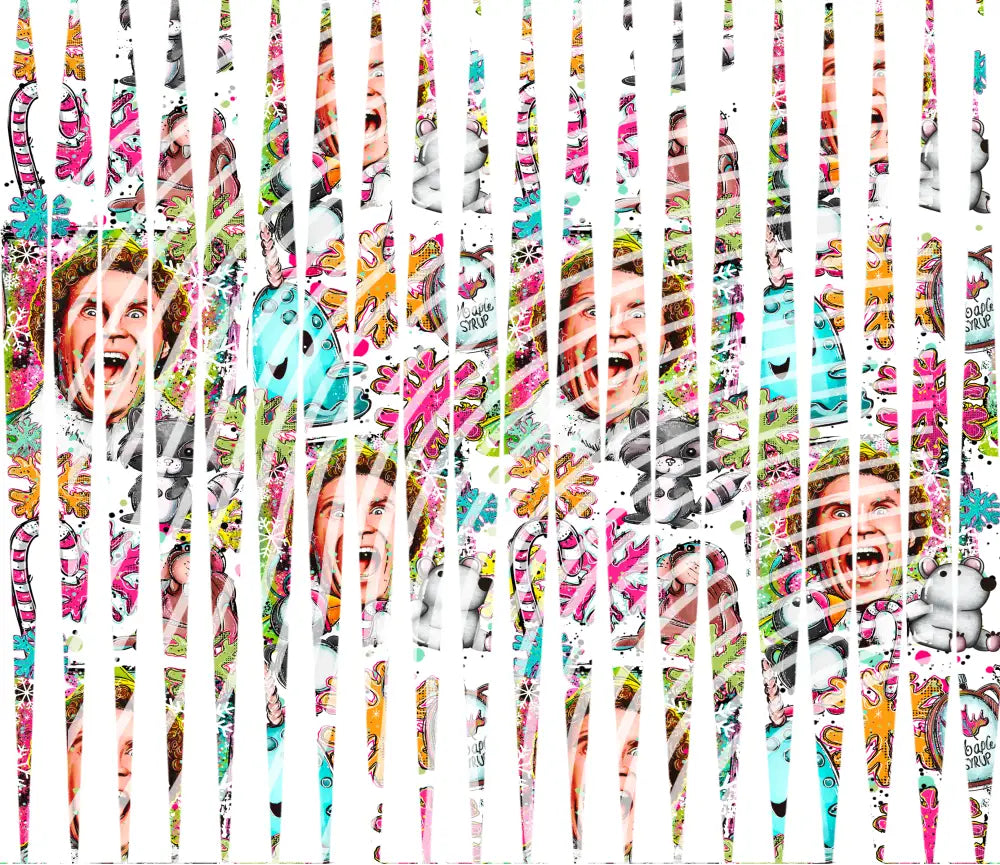 20oz UV DTF Tumbler Template - Mindbender Buddy