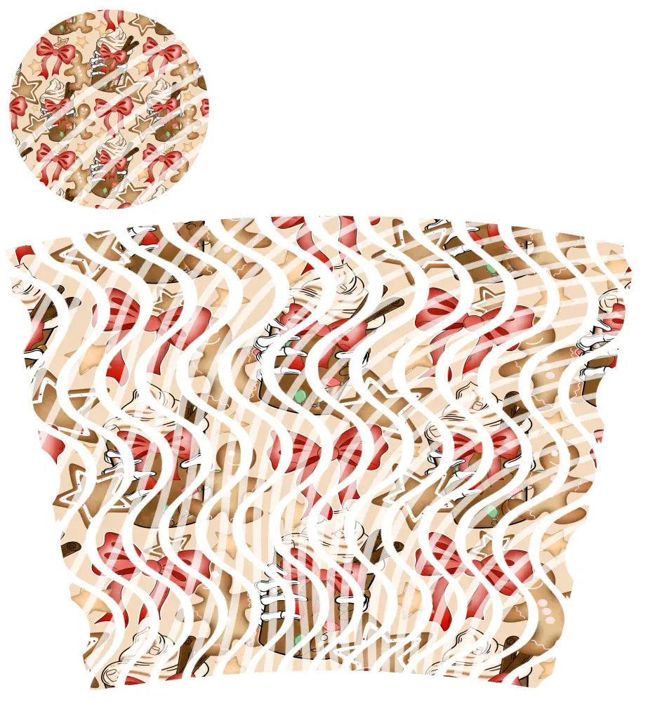 24oz UV DTF Tumbler Template With Lid - Dizzy Spells 2 Hot Cocoa Skellie