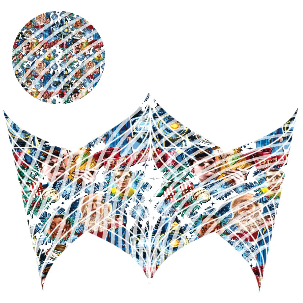 24oz UV DTF Tumbler Template With Lid - Mermaid Tails Polar X