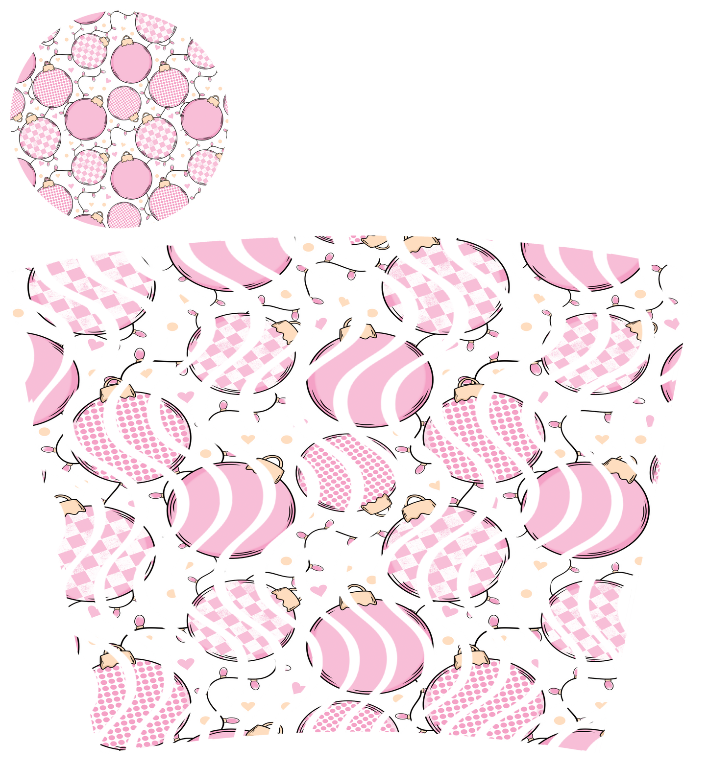 24oz UV DTF Tumbler Template With Lid - Dizzy Spells 2