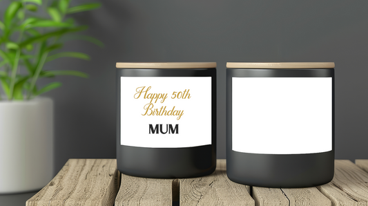 Customisable - Design Your Own - CANDLE LABEL