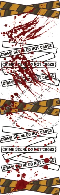 Crime scene Tape Wrap