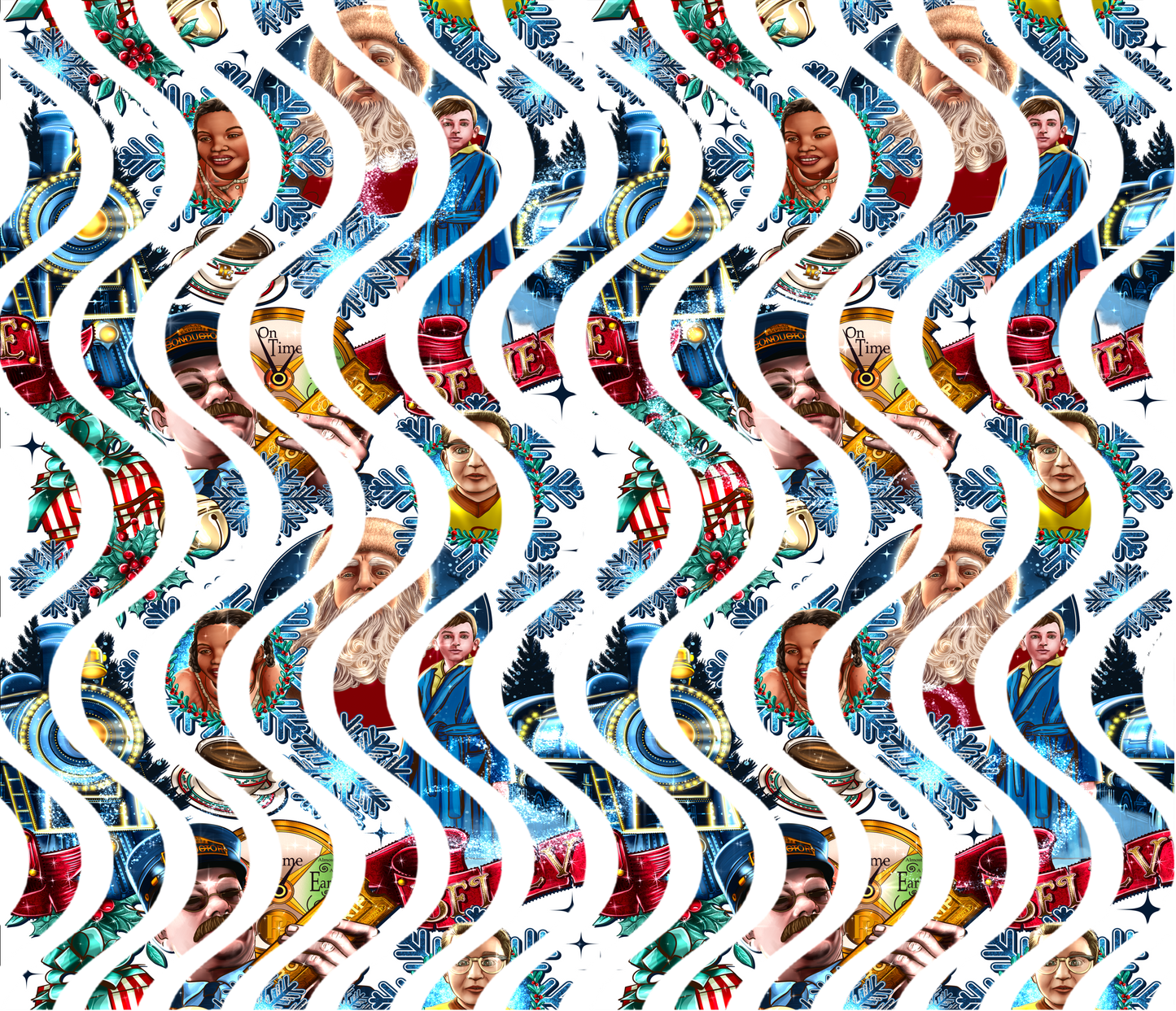 20oz UV DTF Tumbler Template - Dizzy Spells 2