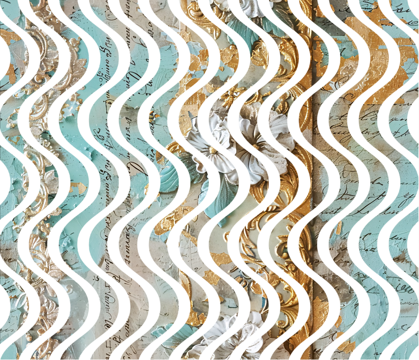 20oz UV DTF Tumbler Template - Dizzy Spells 2