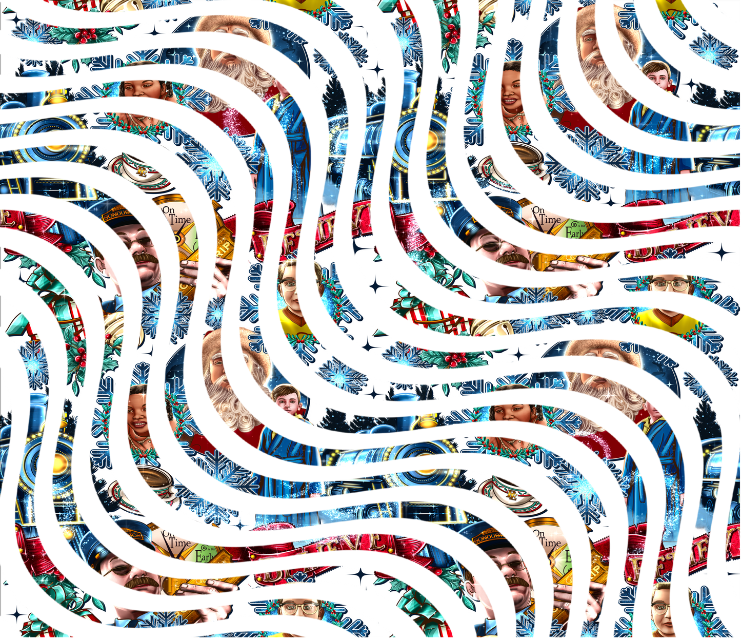 20oz UV DTF Tumbler Template - Dizzy Spells