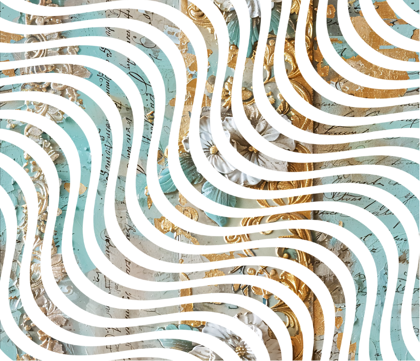 20oz UV DTF Tumbler Template - Dizzy Spells