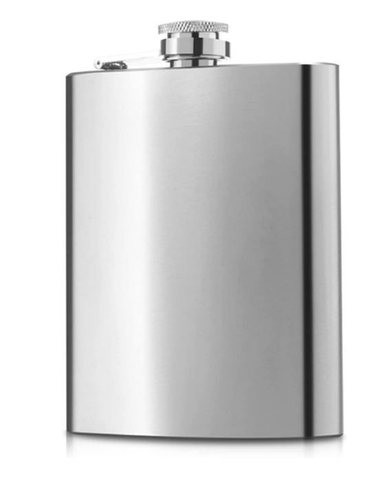 9oz Hip Flask - Stainless Steel