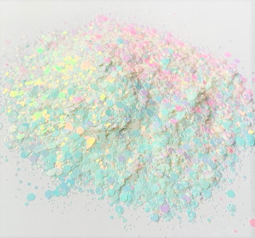 Blue Snowfall - Chunky Glitter Mix