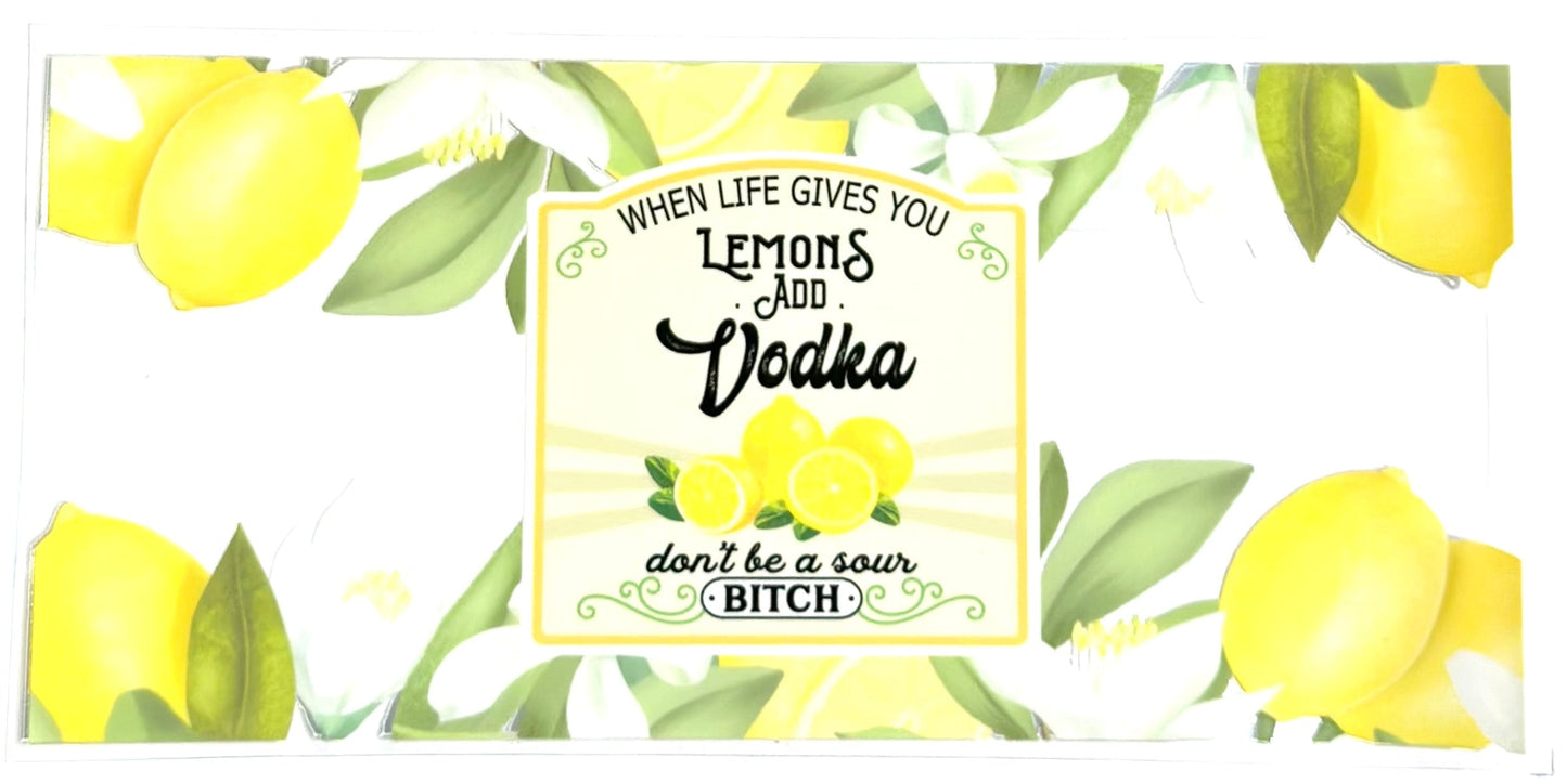 16oz UV Wrap - Lemons & Vodka