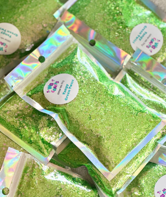 Tangy Green Twist - Candy Series - Chunky Mix Glitter