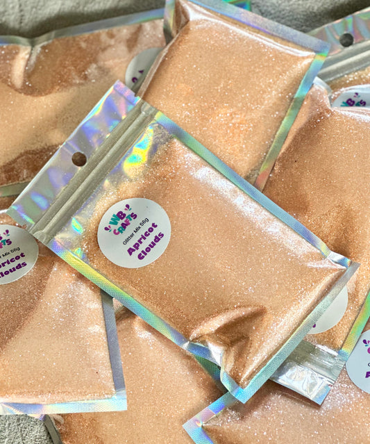 Apricot Clouds - Spring Series - Extra Fine Glitter