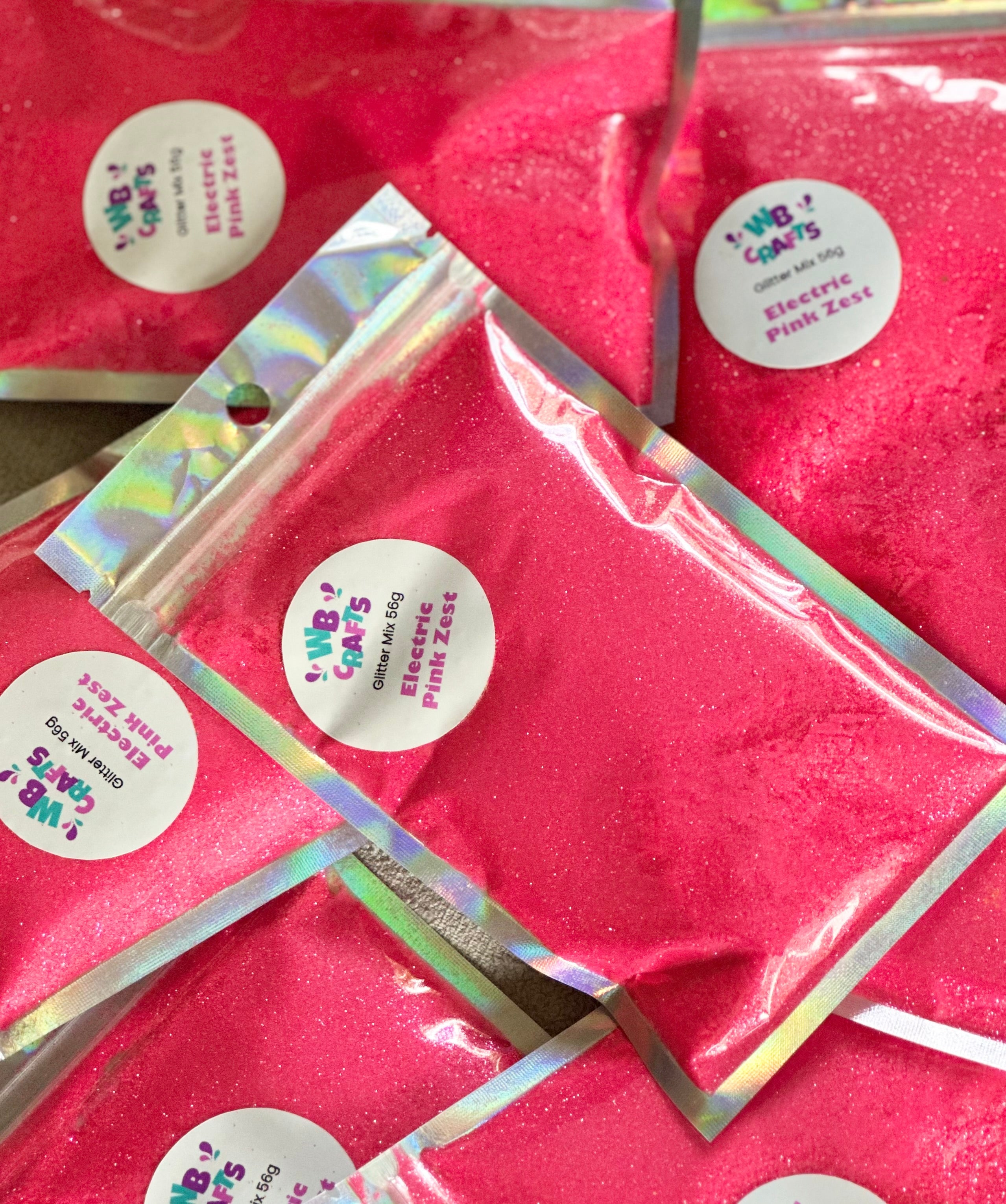 Electric Pink Zest - Candy Series - Extra Fine Glitter – WBCrafts