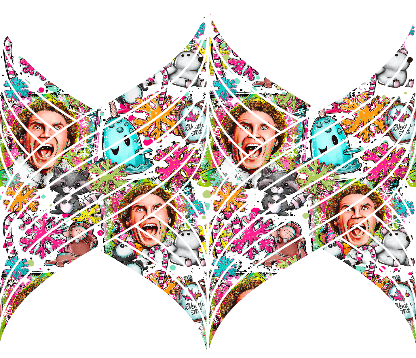 20oz UV DTF Tumbler Template - Mermaids Tail