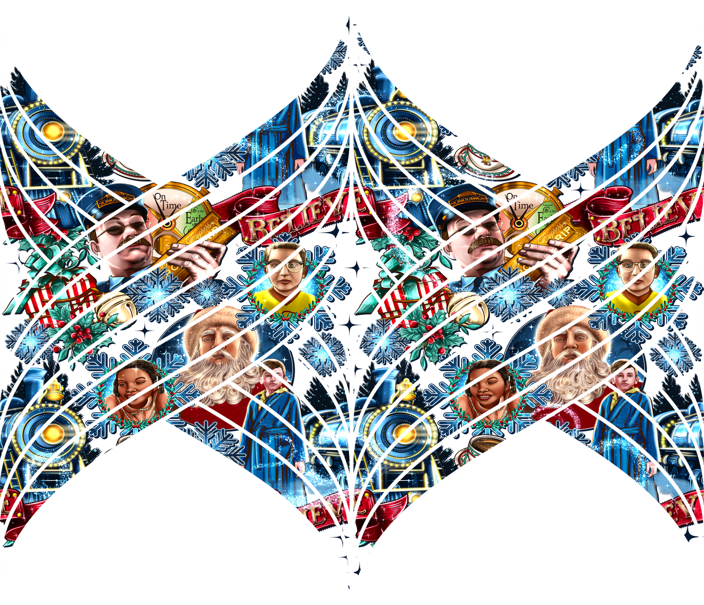 20oz UV DTF Tumbler Template - Mermaids Tail