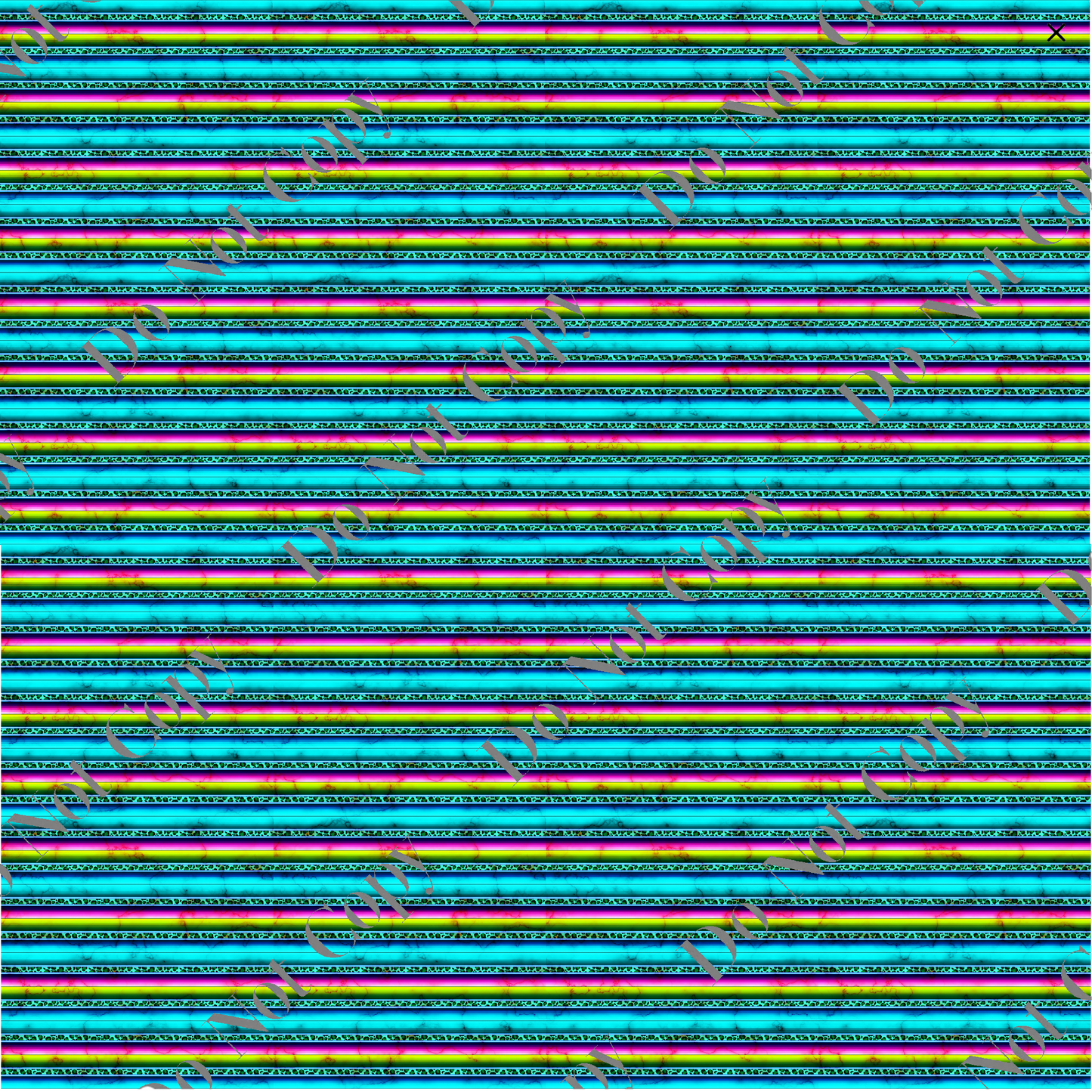 Patterned Vinyl - Bright turquoise stripes